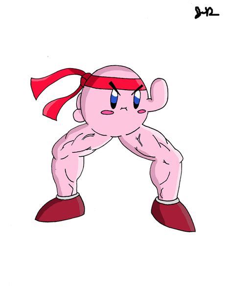 Muscle Man Kirby Commision by PitClover on DeviantArt