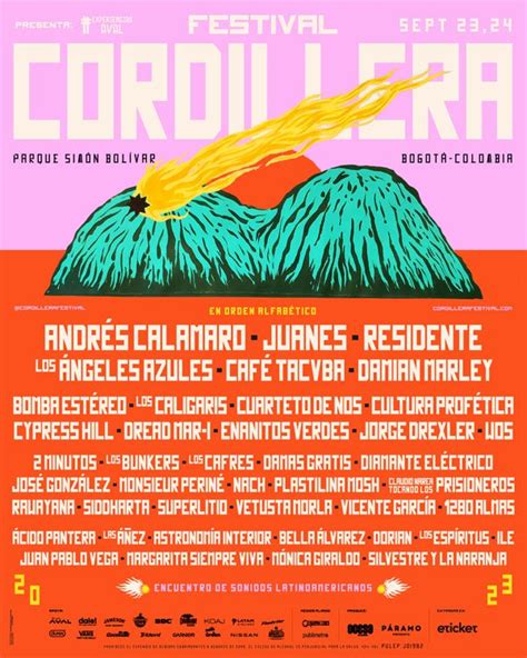 Line Up Oficial Festival Cordillera 2023 Technocio