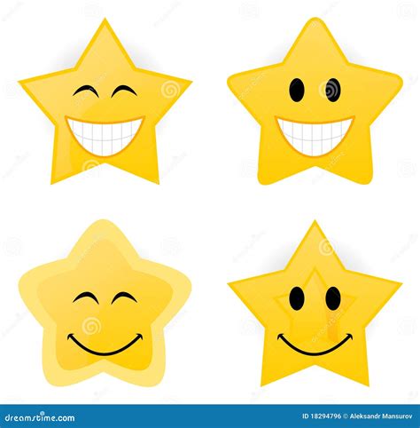 Star A Smile Stock Vector Illustration Of Mouth Concentric 18294796