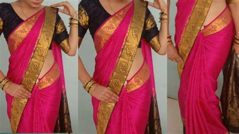 Wear Silk Saree With Perfect Pleats To Look Slim Tall Beautiful Silk