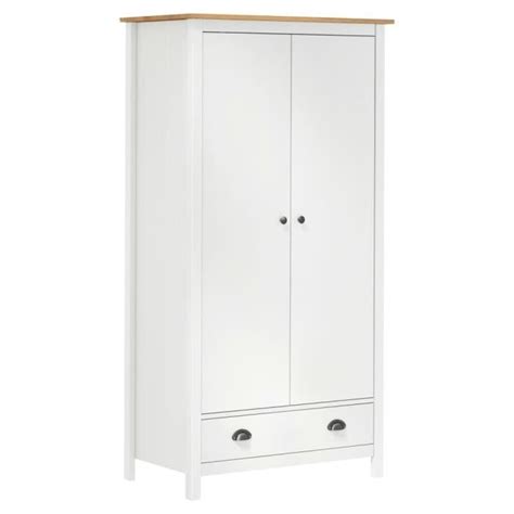 590 HOME Armoire multi rangements Belle Finition Garde robe Grand à 2