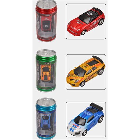 Mini RC Araba kola kutusu Radyo Uzaktan Kumandalı Araba Yarışı 4