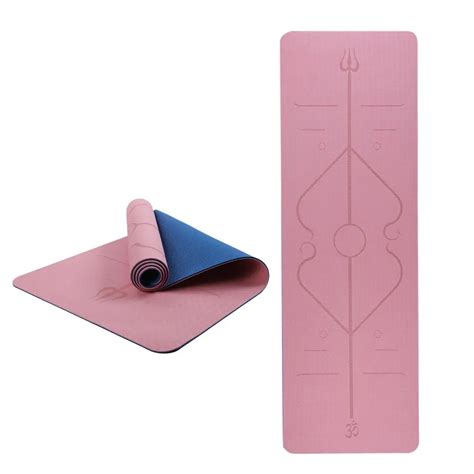 Mm Cm Tpe Yoga Mat Fitness Sport Pad Non Slip Exercise Gym Mat