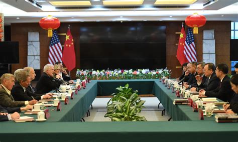 Senior Cpc Official Holds Talks With Former Us Officials Business