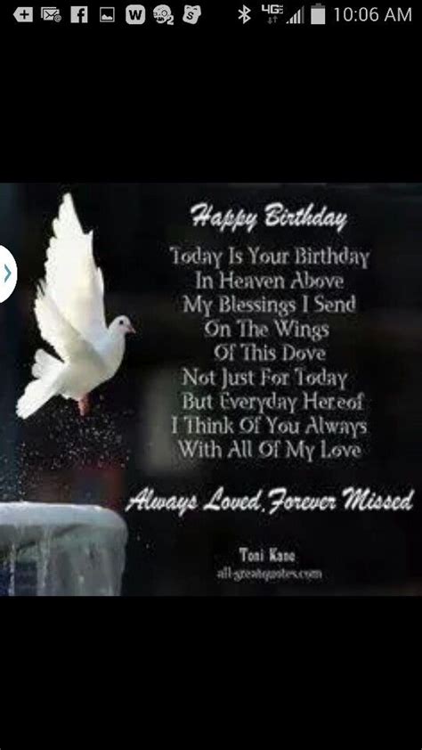 Happy Birthday In Heaven Poems