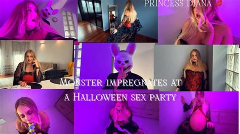 A Monster Impregnates At A Halloween Sex Party WMV Princess Diana Clips4sale