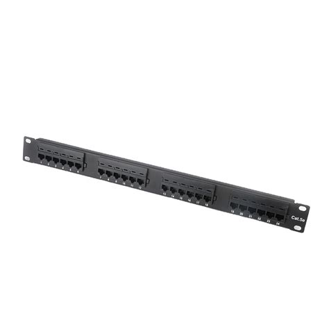 Custom 19 1U 24 Port CAT5e UTP Punch Down Patch Panel Manufacturers