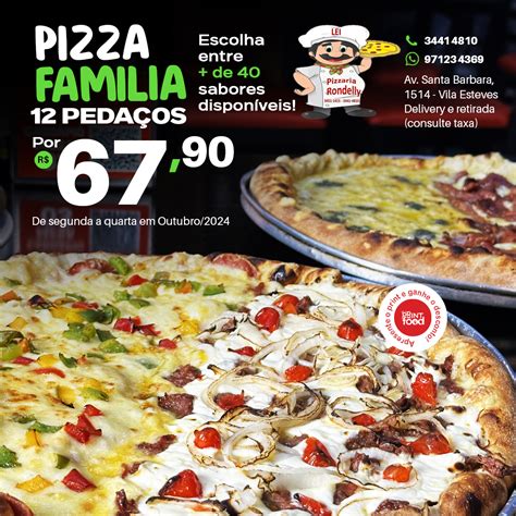 Em Pedaços Livro - Pizza família 12 pedaços - PrintFOOD