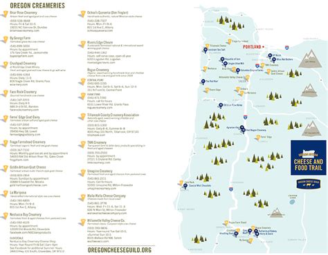 Download The Cheese Trail Map Oregon Cheese Guild