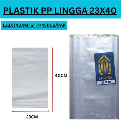 Jual Kantong Plastik PP Bening Plastik Loundry Plastik Bening Uk