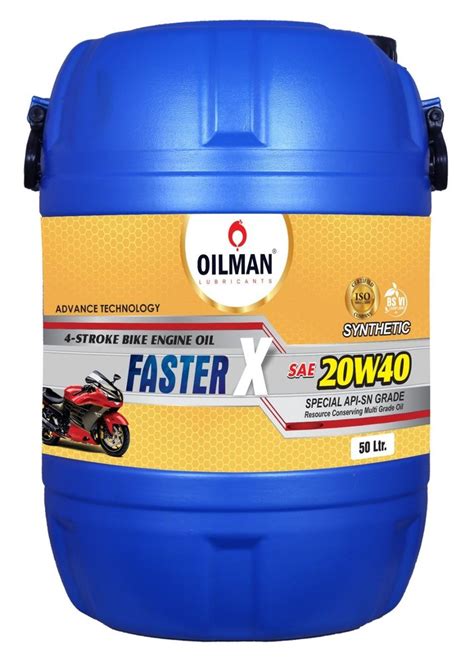 Full Synthetic 20w40 Motorcycel 4t Oil Barrel Of 50 Litre At Rs 8563