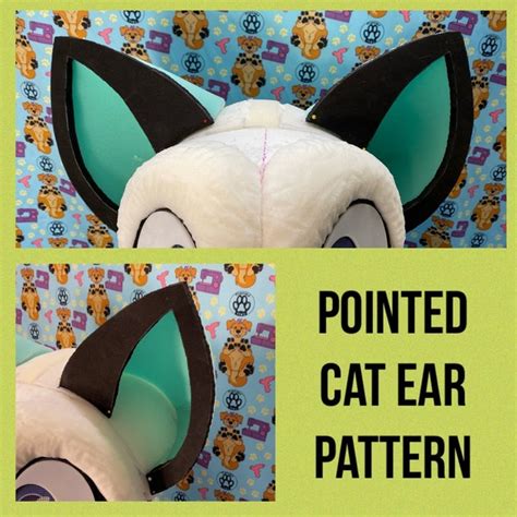 Cat Fursuit Ear Pattern Etsy