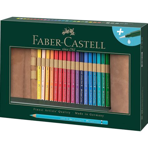 Crayons De Couleur Aquarellable Albrecht D Rer Trousse Rouleau Faber