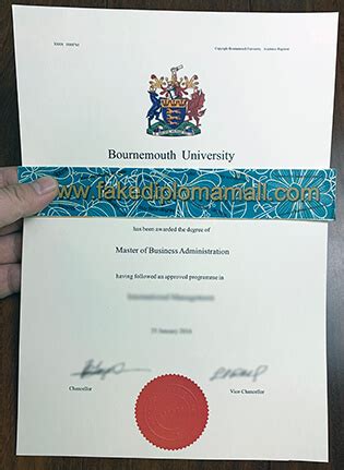 Bournemouth University Degree Certificate | Best Site to Buy Fake Diploma