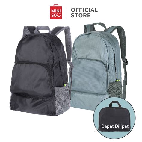 Jual MINISO Tas Ransel Pria Ransel Lipat Travel Ransel Travel Tas