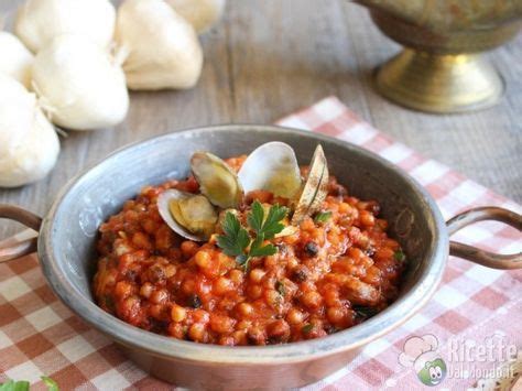 Fregola Con Arselle Ricetta Ricette Cibo Etnico Idee Alimentari