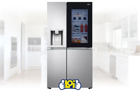 Refrigerador LG InstaView Side By Side 637L WIFI App ThinQ Craft Ice