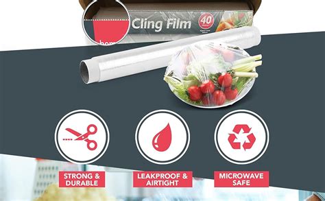 4pk SOL Cling Film For Catering 4 Rolls 30cm X 30m 120m In Total