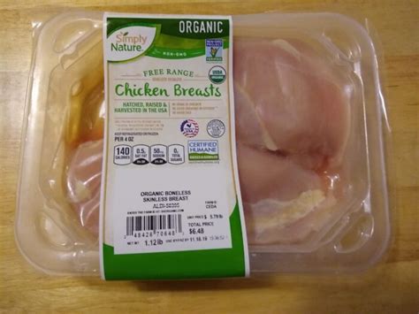 Simply Nature Organic Free Range Chicken Breasts Aldi Reviewer