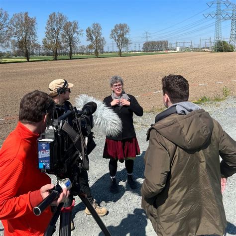 LNG Rohre In Krempe Heute War Unsere Sprecherin Birgit Asmus Mrozek In