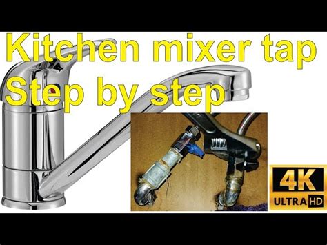 How To Install A Kitchen Basin Mixer Pillar Tap Step By 45 Off