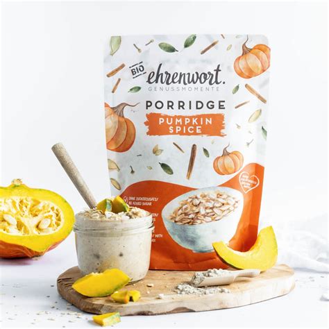 Ehrenwort Porridge Pumpkin Spice Organic 400g Siradis