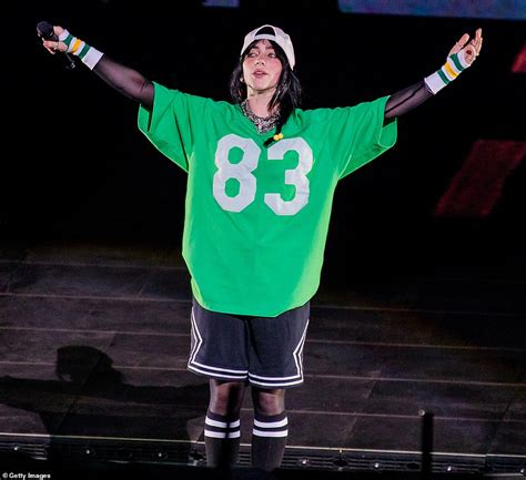 Billie Eilish Belts Out Her Biggest Hits In A Green Jersey And Air