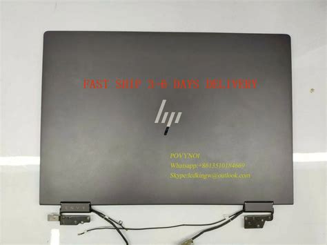 Pantalla táctil LCD para HP Envy X360 13 AR0001CA bisagra completa