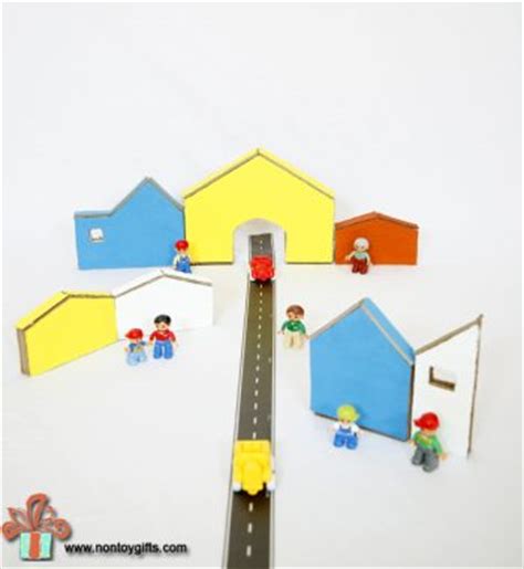 Cardboard Town | Fun Family Crafts