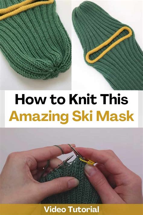 How to Knit This Amazing Ski Mask