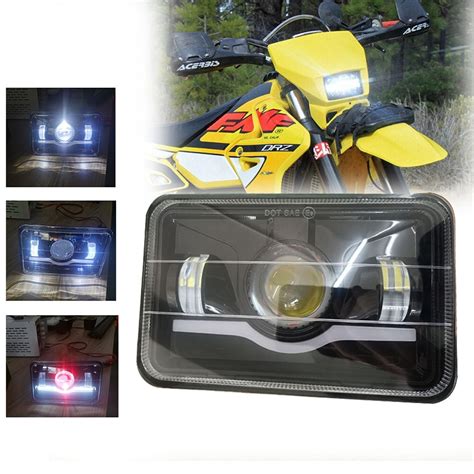 Motocicleta DRL LED Farol Luz Retangular Do Caminh O L Mpada DRL Honda