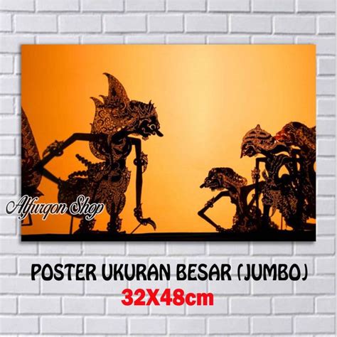 Poster Wayang Golek Wayang Kulit Foto Wayang Golek Wayang Kulit