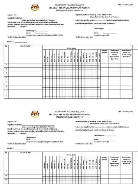 Borang Spbt G Pdf