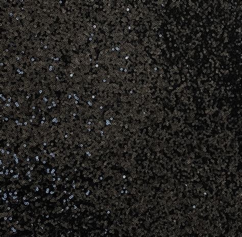 Black Sequin Fabric Black Full Sequin On Black Mesh Fabric Etsy