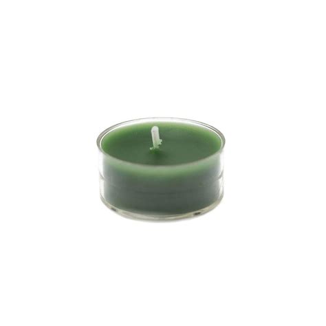 Zest Candle 1 5 In Hunter Green Tealight Candles 50 Pack Ctz 015 The Home Depot