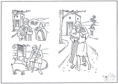 Parable Of The Prodigal Son Coloring Page