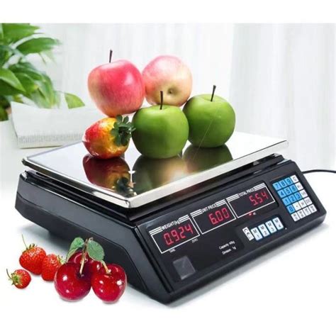 Electronic Food Meat Weigh Digital Price Computing Pricing Scale Kg