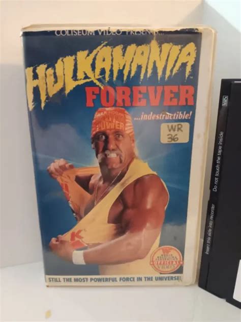 WWF HULKAMANIA FOREVER VHS 1990 Wrestling Coliseum Vidéo Hulk Hogan