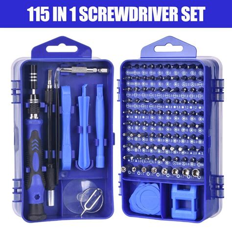 Weeks115 In 1 Screwdriver Set Magnetic Screwdriver Bits Repair Phone Pc