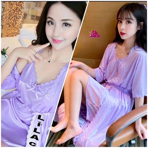 Jual Baju Tidur Wanita Kimono Tricot In Lingerie Sexy Size L Dan