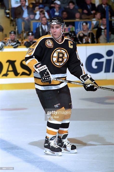 Ray Bourque Of The Boston Bruins Skates Against The Toronto Maple