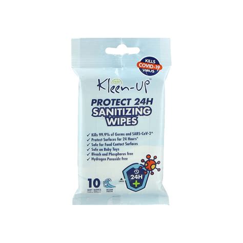 Kleen Up Protect H Sanitizing Wipes S Carton