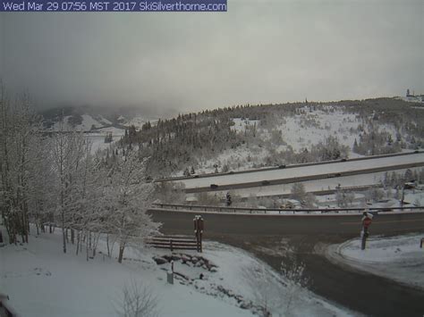 It's Snowing its ass of in Silverthorne, Colorado