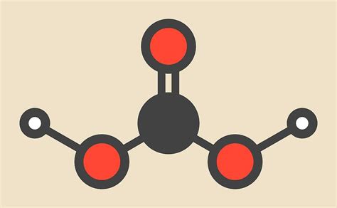 Carbonic Acid Molecule By Molekuul