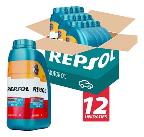 Aceite Para Motor Repsol Sint Tico W Para Carros Pickups Suv De