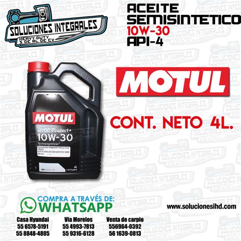 Motul Aceite Gasolina Semi Sintetico W L Soluciones Ihd