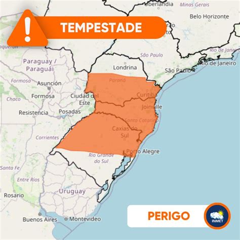 Inmet emite alerta de temporais até amanhã Tudo Online em Campo Bom