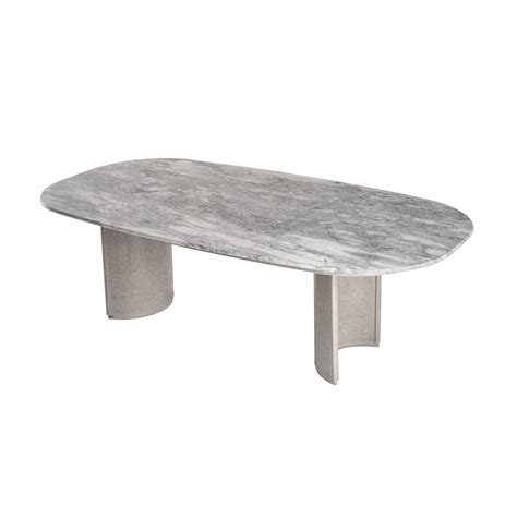 Contemporary Dining Table LUA 111 Adriana Hoyos Marble