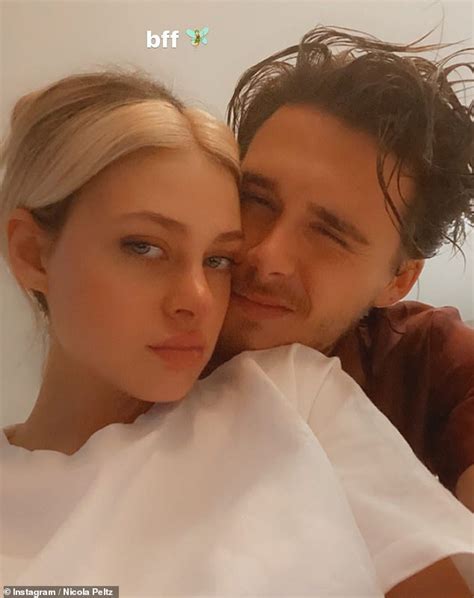 Brooklyn Beckham Supports Fiancée Nicola Peltz As She Pays Tribute To