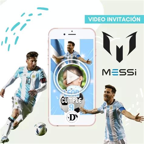 Video Invitaci N Digital De F Tbol Messi Selecci N Argentina En Venta